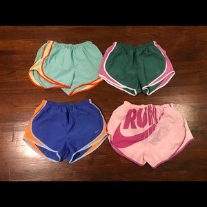 Bundle Nike Dri-fit running shorts women medium